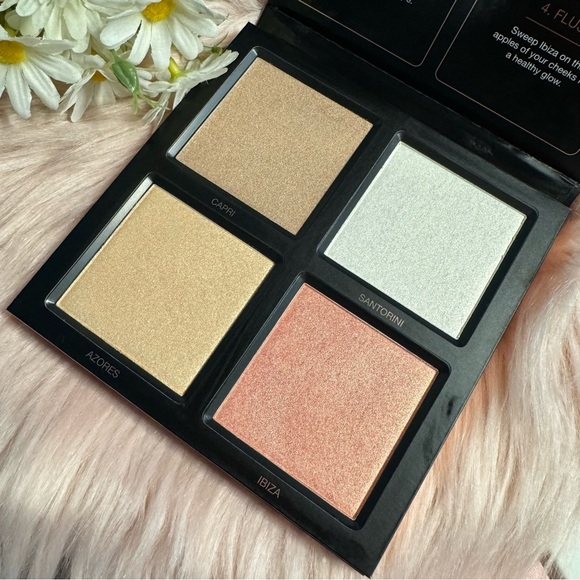 BRAND NEW HUDA BEAUTY 3D Highlighter Pallete in Pink Sand Edition! Unused!! - Picture 3 of 10